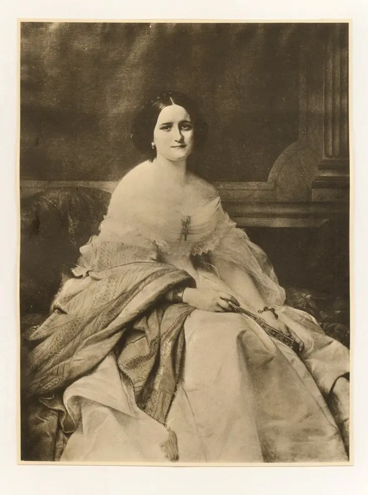 Anonimo , Cabanel, Alexandre - sec. XIX - Mme Isaac Pereire , fronte