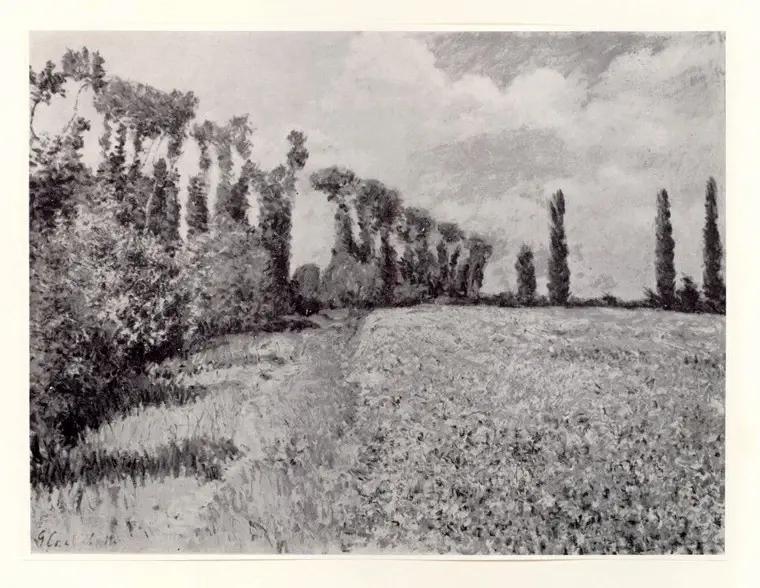 Anonimo , Caillebotte, Gustave - sec. XIX - Environs d'Argenteuil , fronte