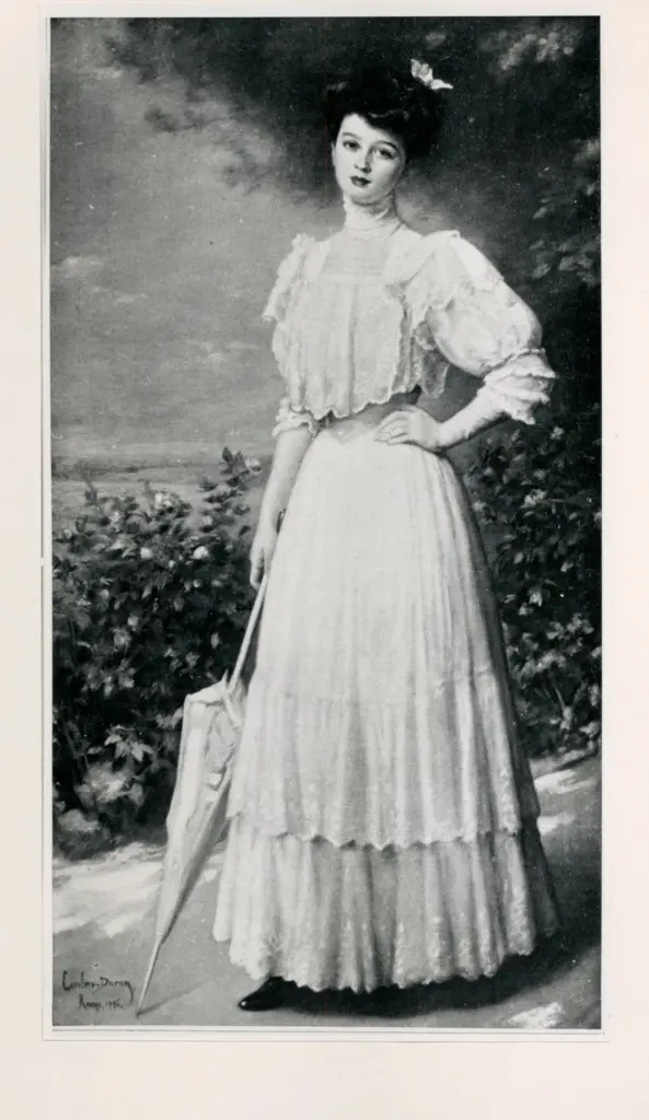 Anonimo , Durant, Charles-Emile-Auguste - sec. XX - Portrait de Mlle G. F. , fronte