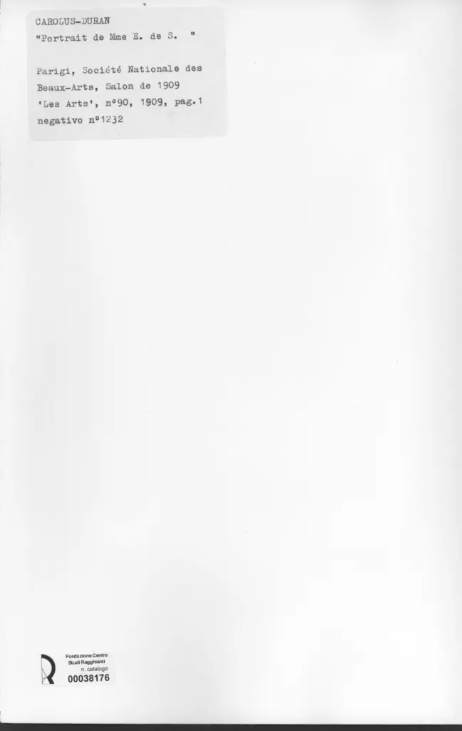 Anonimo , Durant, Charles-Emile-Auguste - sec. XIX - Portrait de Mme E. de S. , retro