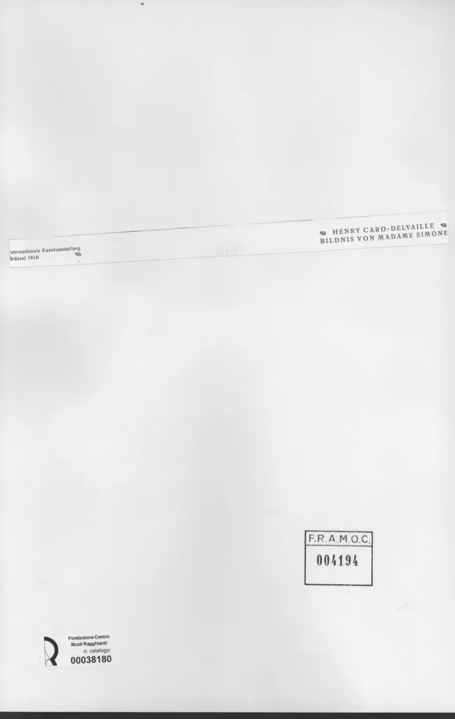 Anonimo , Caro-Delvaille, Henri , retro