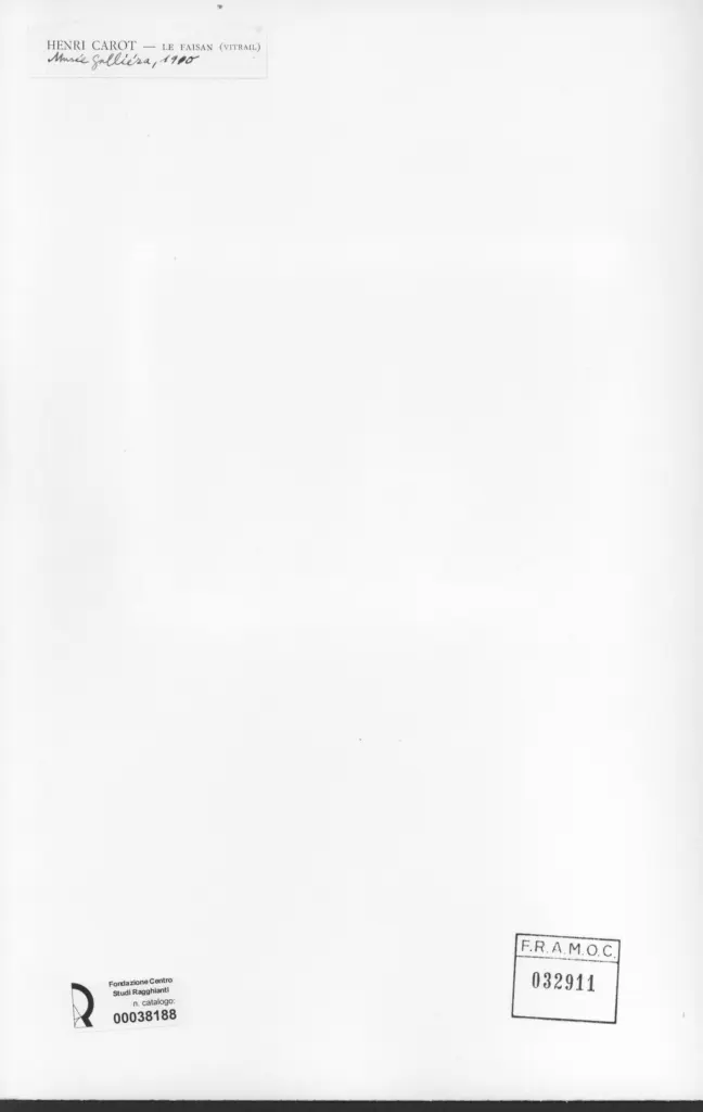 Anonimo , Carot, Henri - sec. XIX - Le faisan , retro