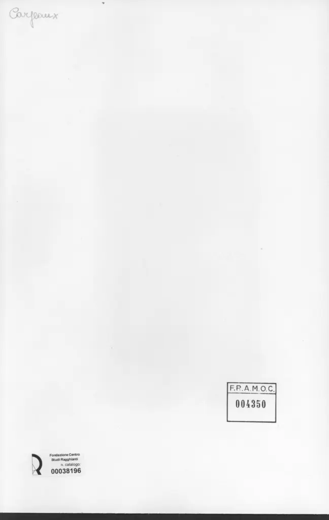 Anonimo, Anonimo , retro