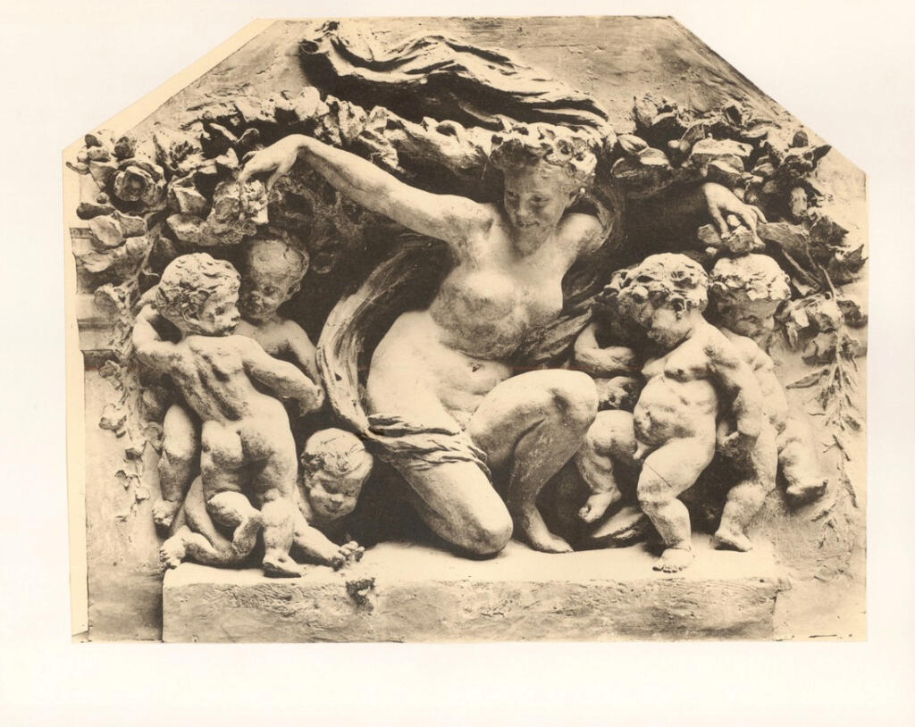 Anonimo , Carpeaux, Jean-Baptiste - sec. XIX - Frise du Pavillon de Flore , fronte