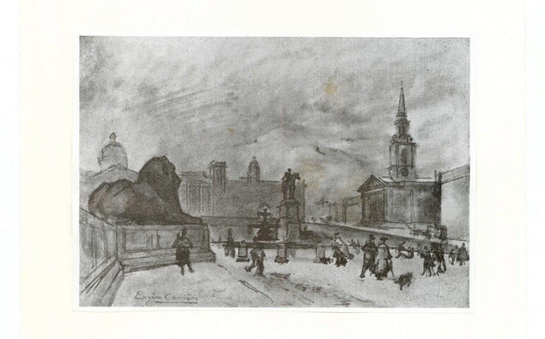 Anonimo , Carrière, Eugène - sec. XIX - Trafalgar Square , fronte