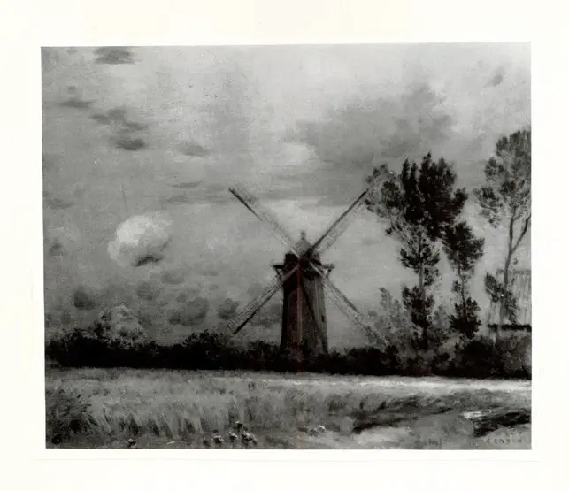 Anonimo , Cazin, Jean Charles - sec. XIX - Le moulin &agrave; vent , fronte