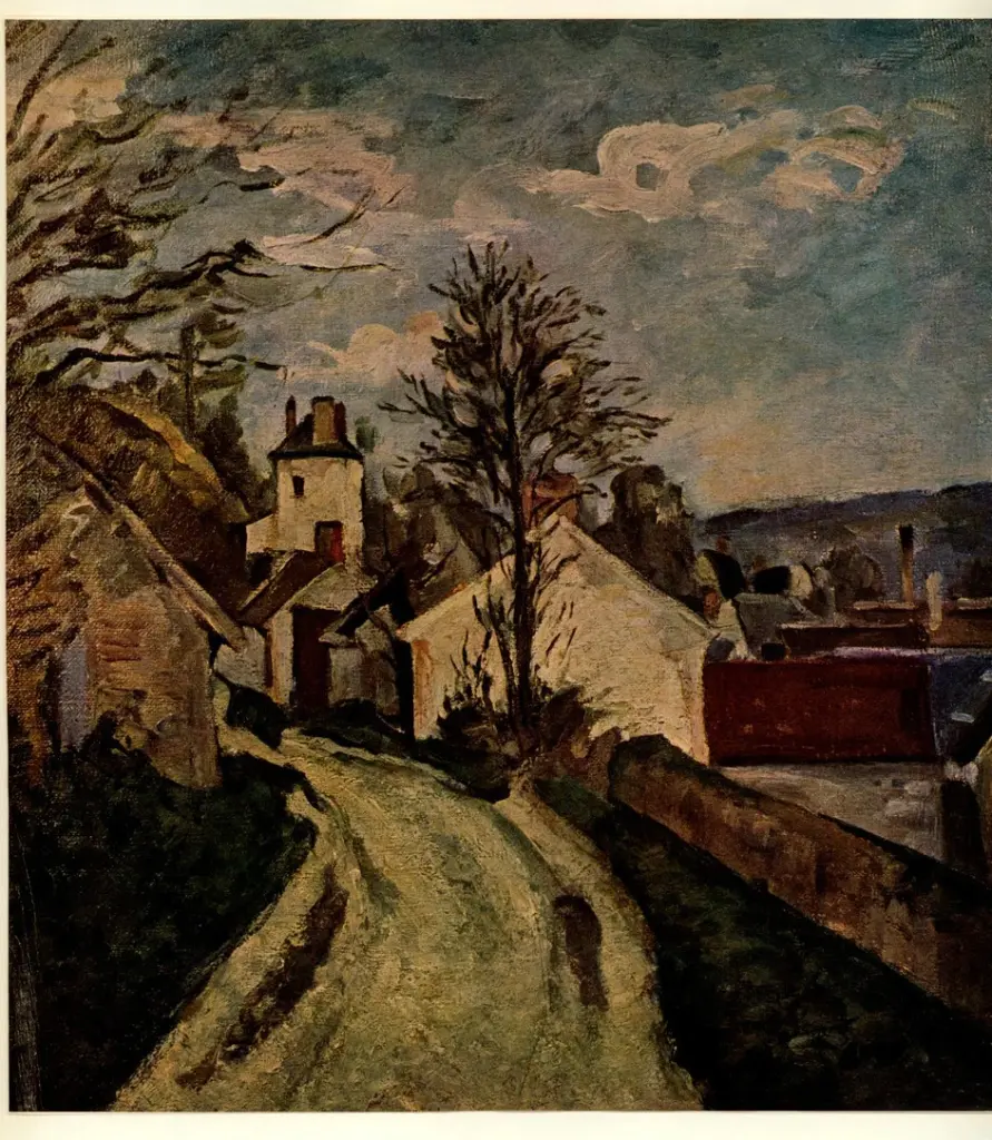 Anonimo , Cezanne, Paul - sec. XIX - La maison du dr. Gachet &agrave; Ouvres-sur-Oise , fronte