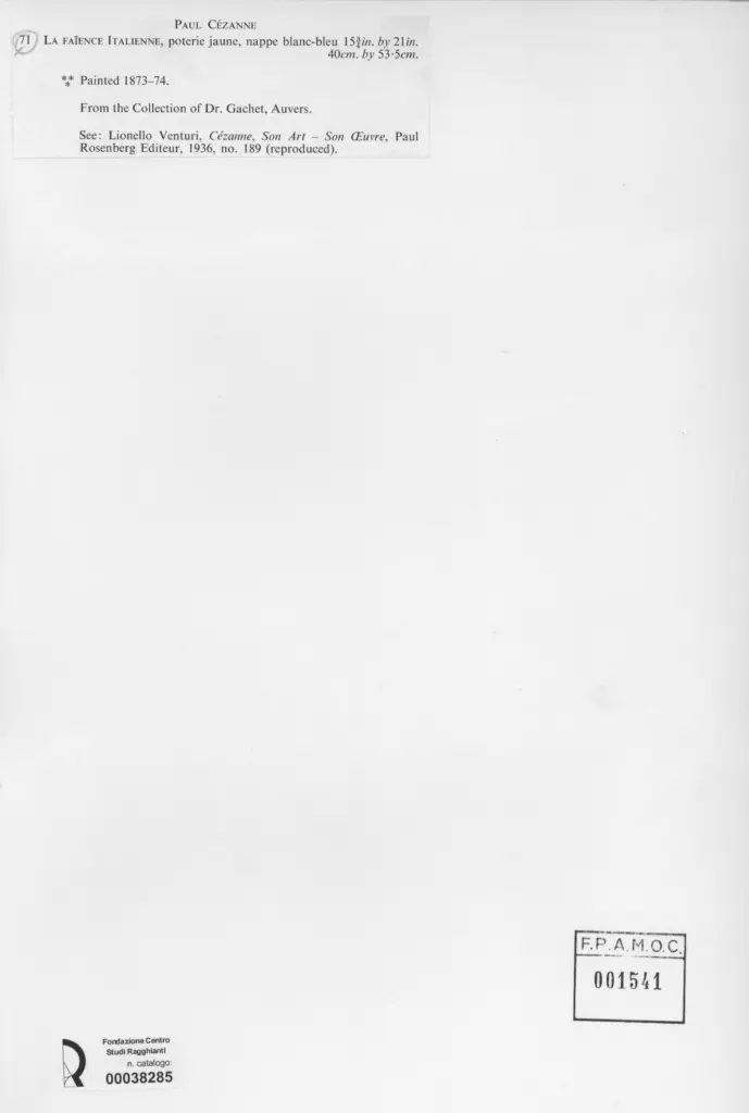 Anonimo , Cezanne, Paul , retro