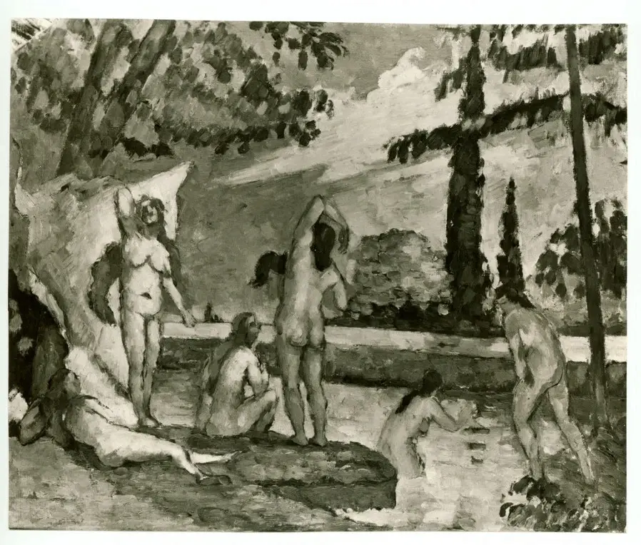 Cezanne, Paul , Bagnanti (6 donne)