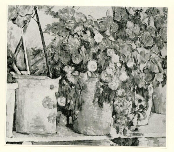 Anonimo , Cezanne, Paul - sec. XIX - The pots of flowers , fronte