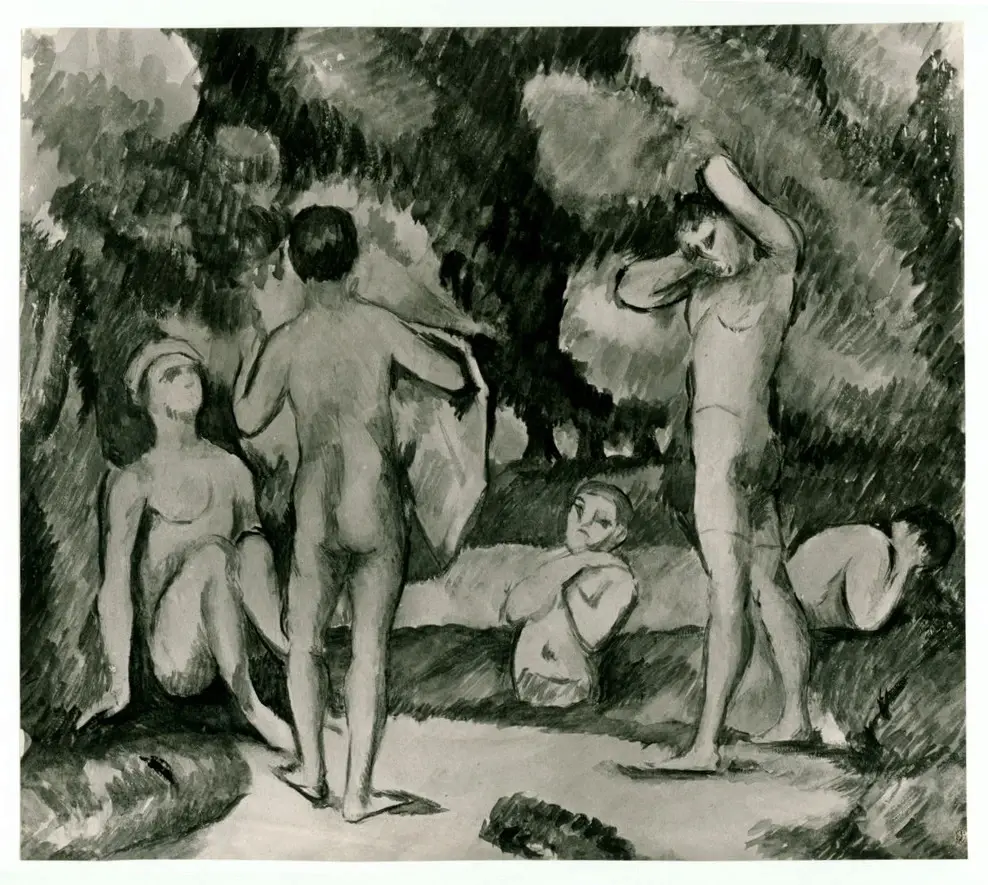 Anonimo , Cezanne, Paul , fronte