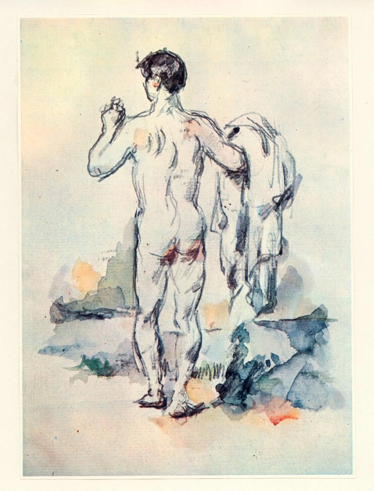 Anonimo , Cezanne, Paul , fronte