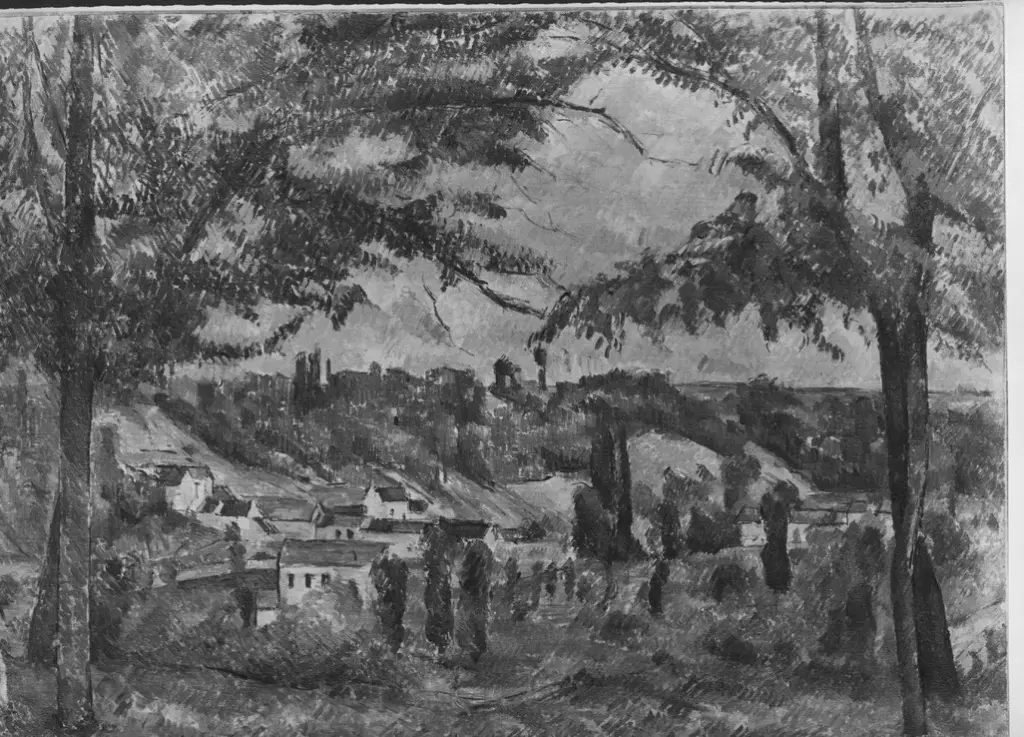 Anonimo , Cezanne, Paul - sec. XIX - Paysage , fronte