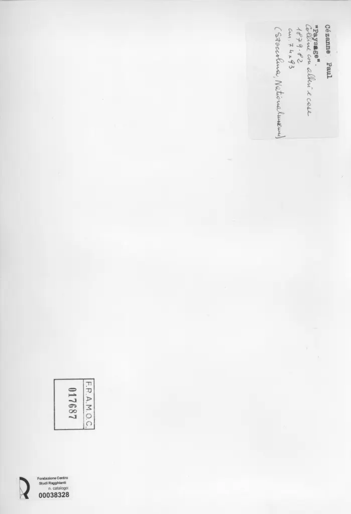 Anonimo , Cezanne, Paul - sec. XIX - Paysage , retro