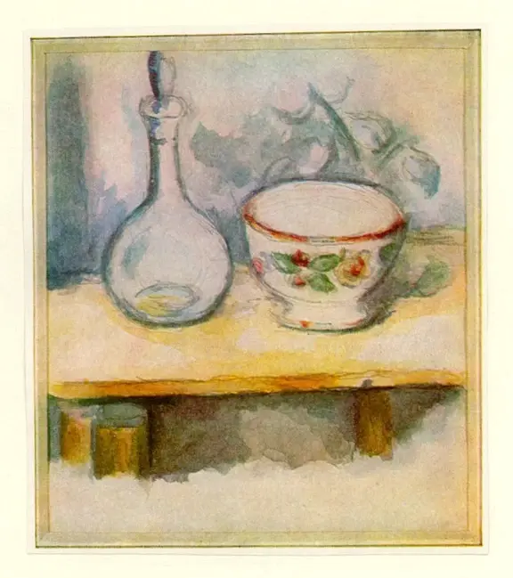 Anonimo , Cezanne, Paul - sec. XIX - Carafe and bowl , fronte