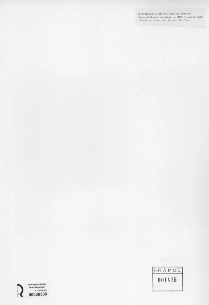 Anonimo , Cezanne, Paul - sec. XIX - Carafe and bowl , retro