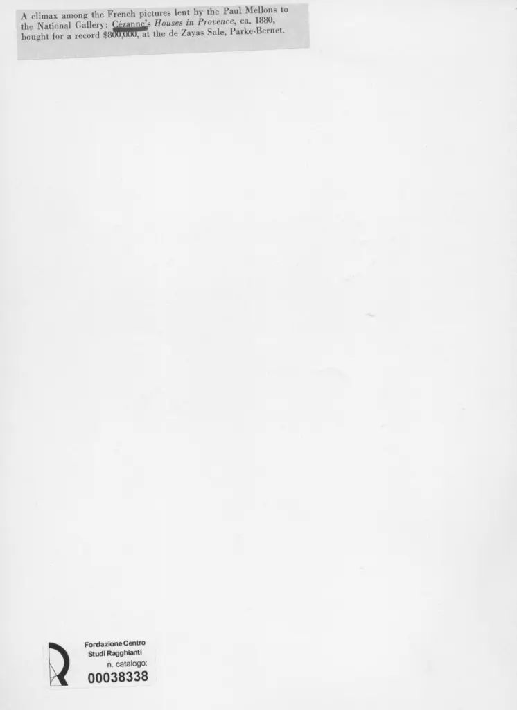 Anonimo , Cezanne, Paul - sec. XIX/ XX - Houses en provence , retro