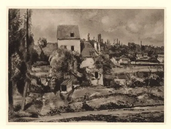 Anonimo , Cezanne, Paul - sec. XIX/ XX - Muhle bei pontoise , fronte