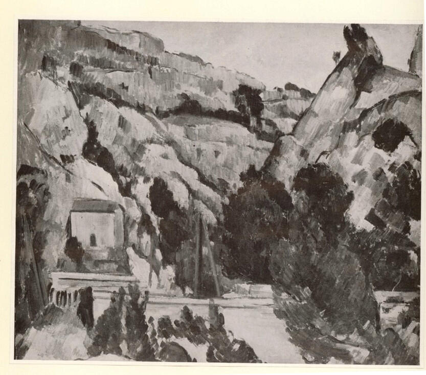 Anonimo , Cezanne, Paul - sec. XIX - The viaduct at L'Estaque , fronte