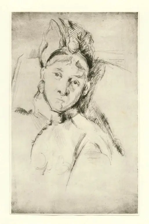 Anonimo , Cezanne, Paul - sec. XIX - Mme C&eacute;zanne , fronte