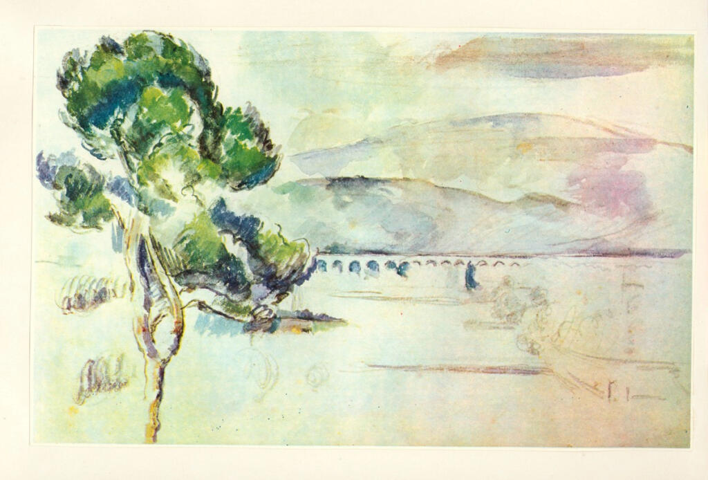 Anonimo , Cezanne, Paul - sec. XIX - Vallée de l'Arc , fronte