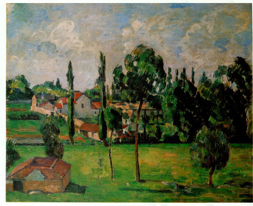 Anonimo , Cezanne, Paul - sec. XIX - Anvers sur Oise , fronte