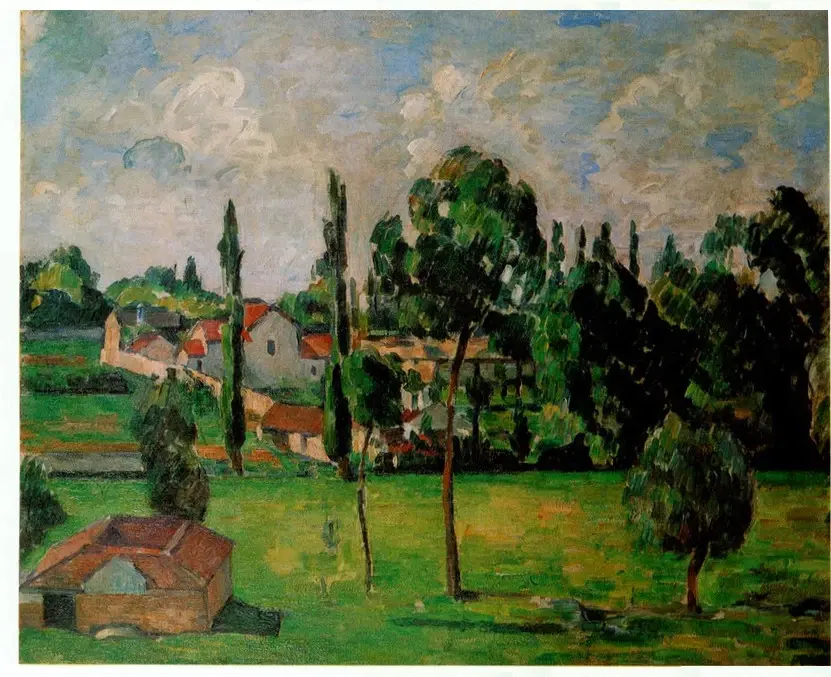 Anonimo , Cezanne, Paul - sec. XIX - Anvers sur Oise , fronte
