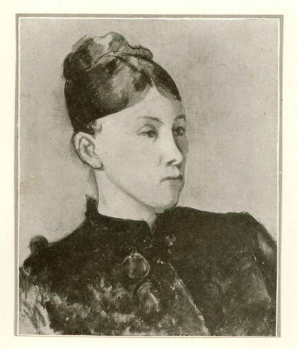 Anonimo , Cezanne, Paul - sec. XIX - Mme Cézanne , fronte