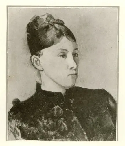 Anonimo , Cezanne, Paul - sec. XIX - Mme C&eacute;zanne , fronte