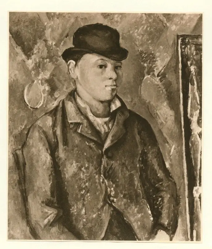 Anonimo , Cezanne, Paul - sec. XIX - Paul C&eacute;zanne con cappello , fronte