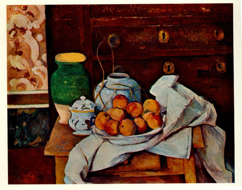 Anonimo , Cezanne, Paul - sec. XIX - Natura morta , fronte