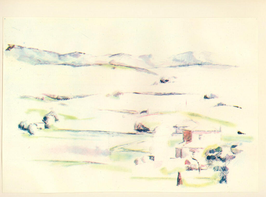 Anonimo , Cezanne, Paul - sec. XIX - Paysage provencal , fronte