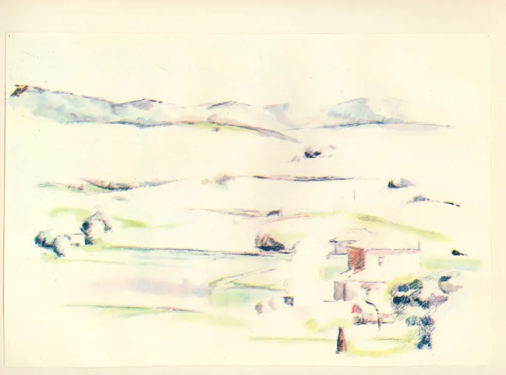 Anonimo , Cezanne, Paul - sec. XIX - Paysage provencal , fronte