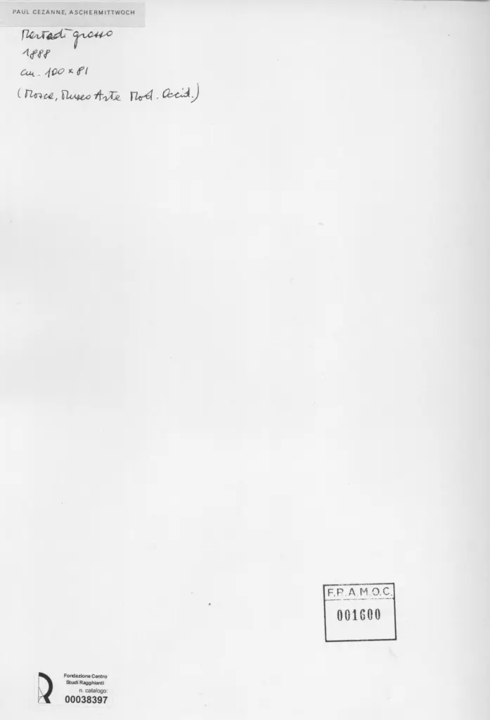 Anonimo , Cezanne, Paul - sec. XIX - Marted&igrave; grasso , retro