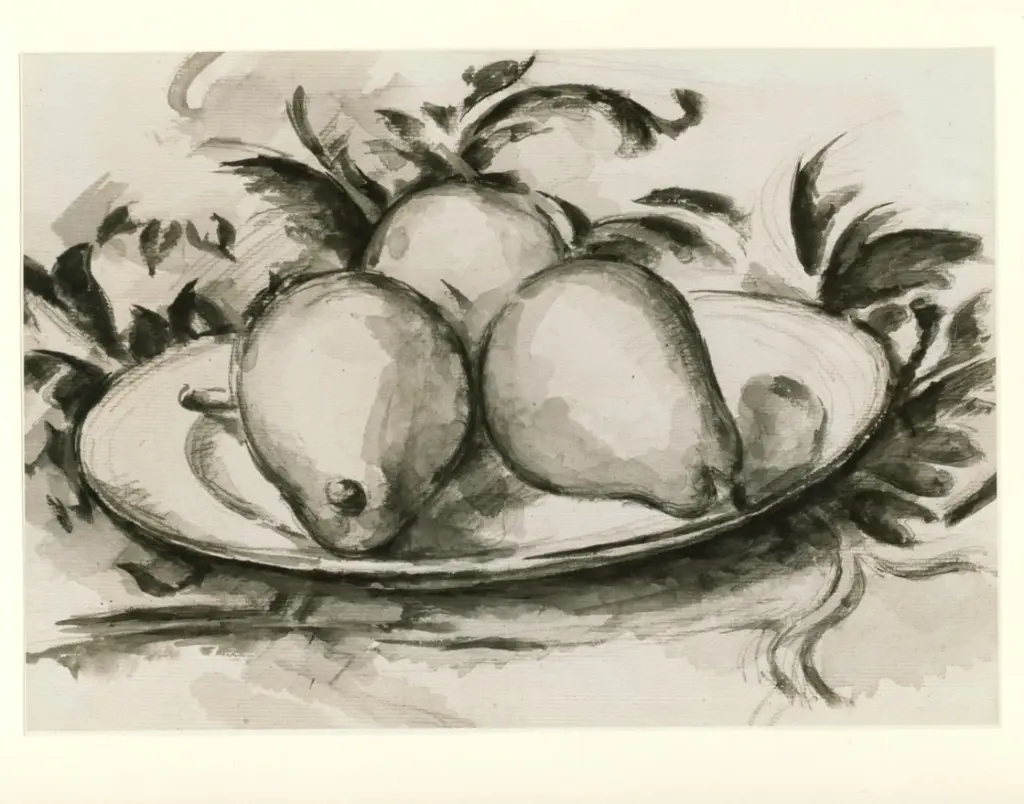 Anonimo , Cezanne, Paul - sec. XIX - Three pears , fronte