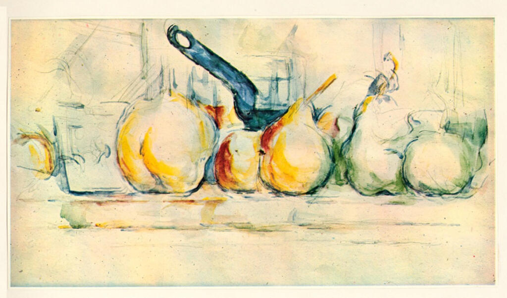Anonimo , Cezanne, Paul - sec. XIX - Fruit et casserole , fronte