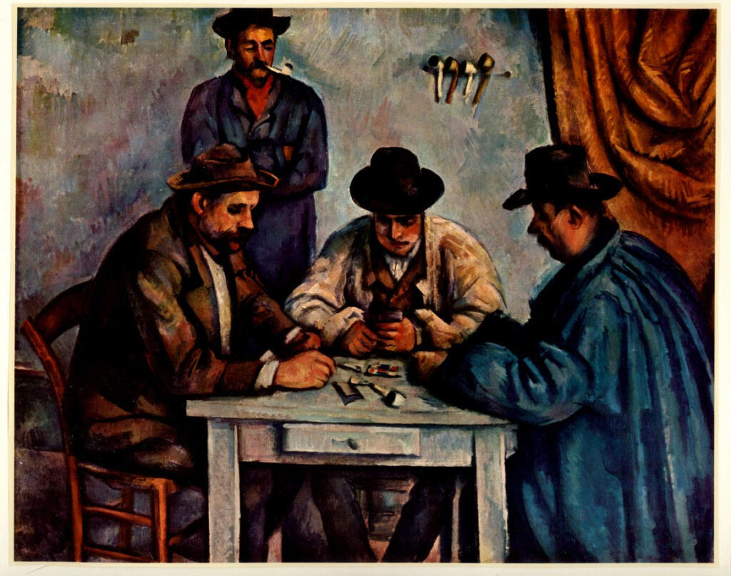 Cézanne, Paul , I giocatori di carte