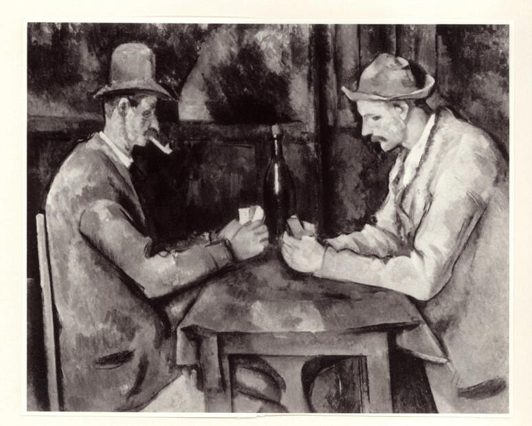 Cezanne, Paul , I giocatori di carte