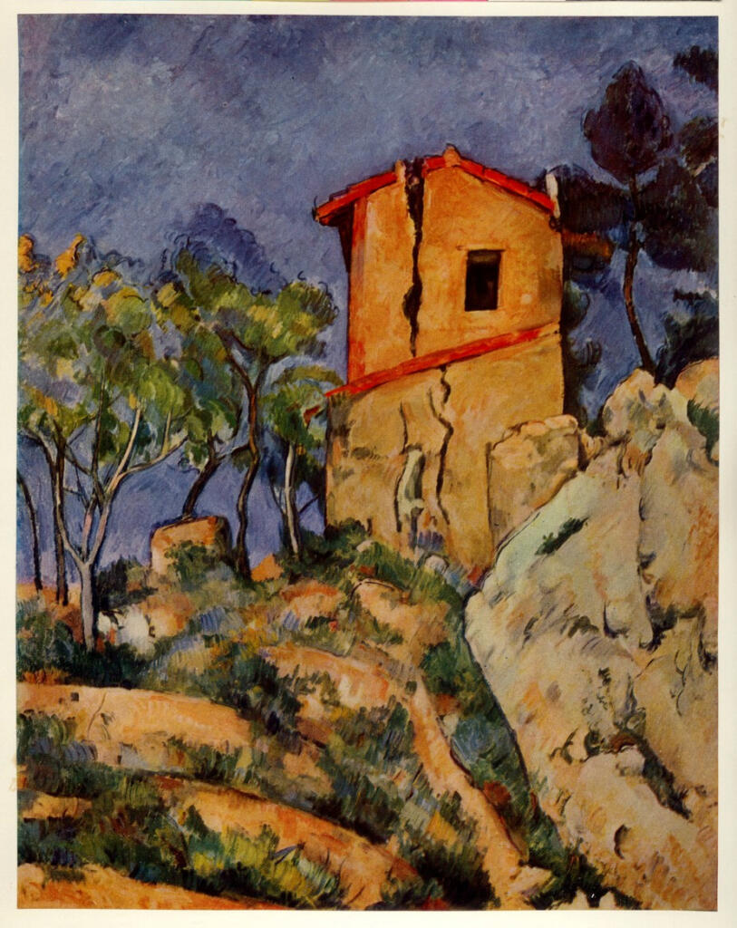 Anonimo , Cézanne, Paul - sec. XIX - Das Haus mit der geborstenen Wand , fronte