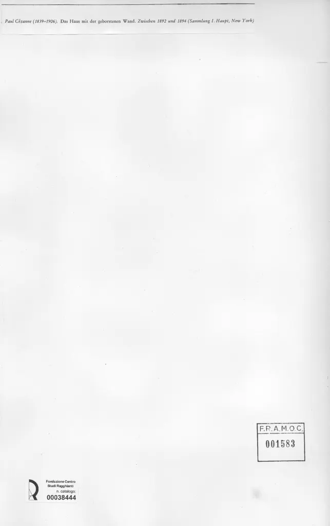 Anonimo , C&eacute;zanne, Paul - sec. XIX - Das Haus mit der geborstenen Wand , retro