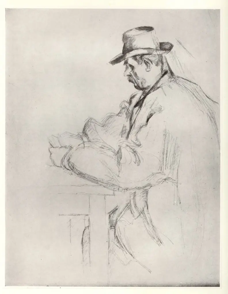 Anonimo , C&eacute;zanne, Paul - sec. XIX - Disegno , fronte