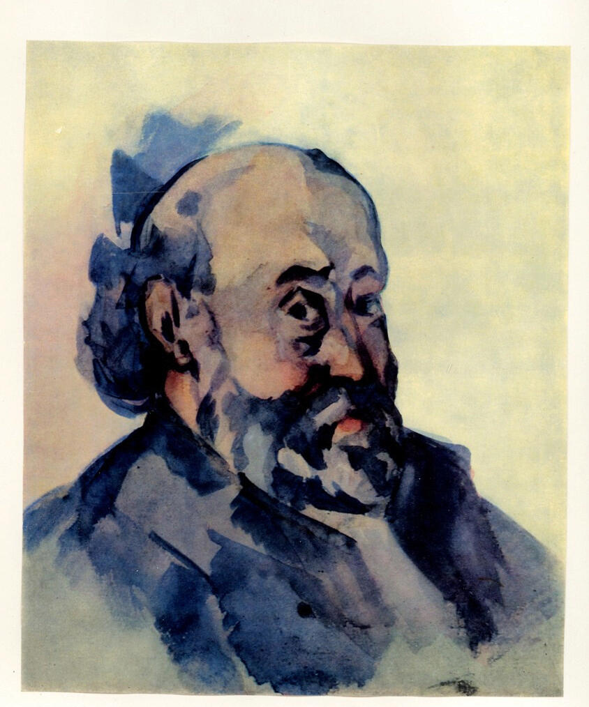Anonimo , Cézanne, Paul - sec. XIX - Autoritratto , fronte