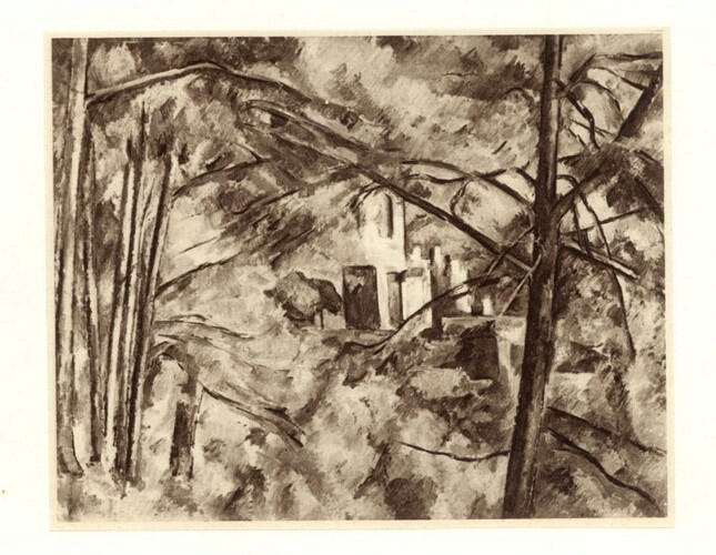 Anonimo , Cézanne, Paul - sec. XIX - Le Château Noir , fronte