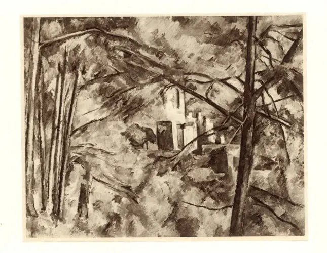 Anonimo , C&eacute;zanne, Paul - sec. XIX - Le Ch&acirc;teau Noir , fronte