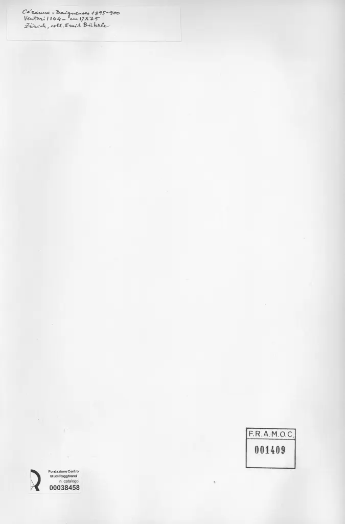 Anonimo , C&eacute;zanne, Paul - sec. XIX - Baigneuses , retro