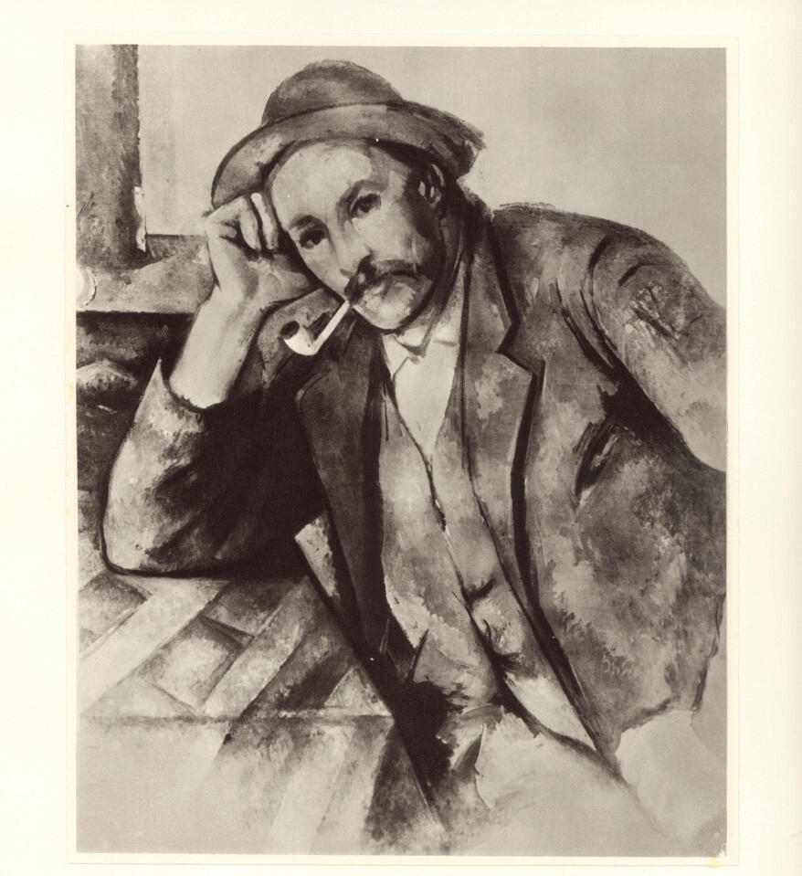 Anonimo , Cézanne, Paul - sec. XIX - Fumeur , fronte