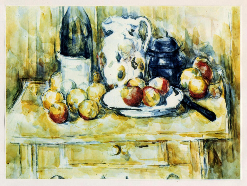 Anonimo , Cézanne, Paul - sec. XX - Nature morte , fronte