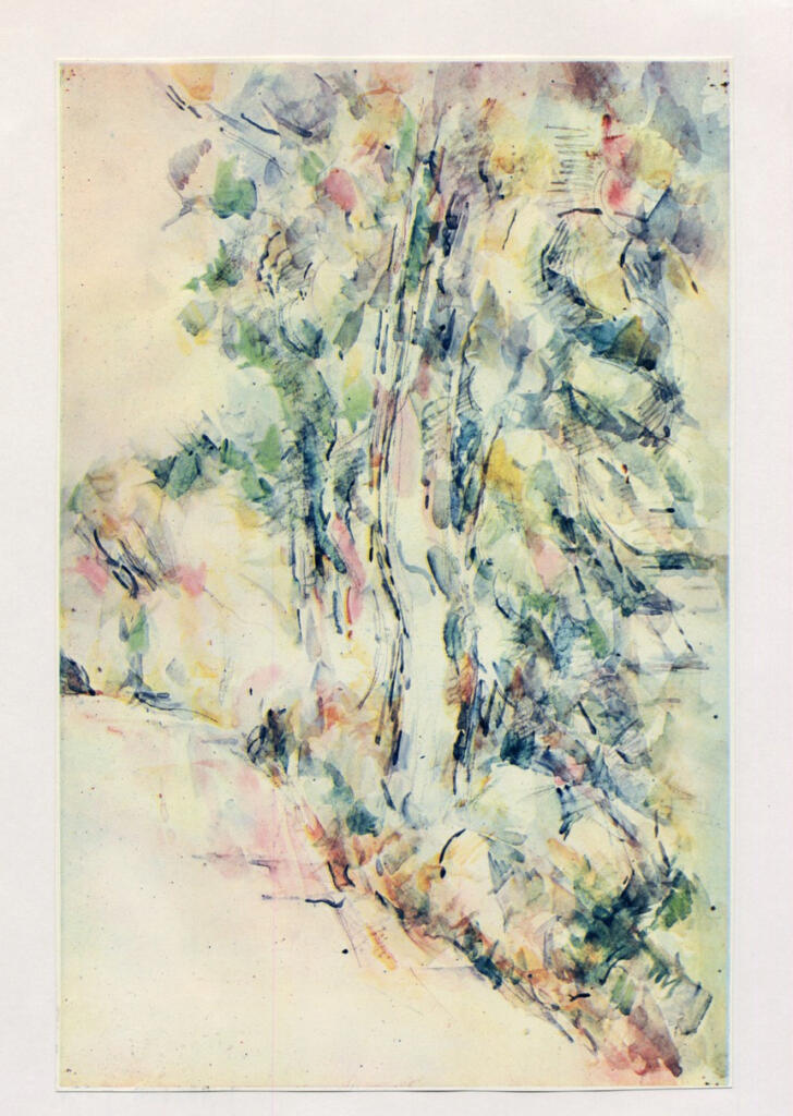Cezanne, Paul , Arbres près de la route