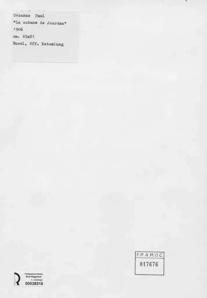 Anonimo , C&eacute;zanne, Paul - sec. XX , retro