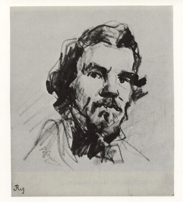 Cezanne, Paul , Portrait of Delacroix
